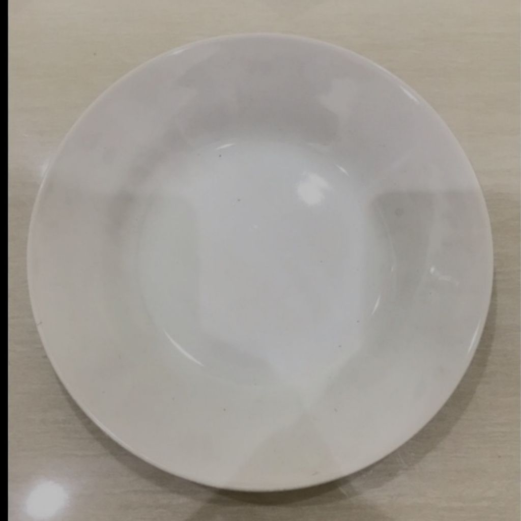 Piring Beling Keramik Porselen Putih Polos Tebal Awet Premium Sunbird 9" Piring Makan Ukuran Standar