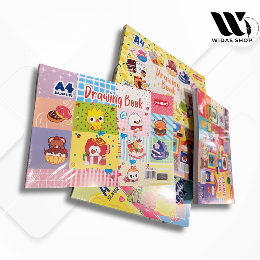 

Buku Gambar A4 One Heart 8 Lembar (10 Buku/pack)