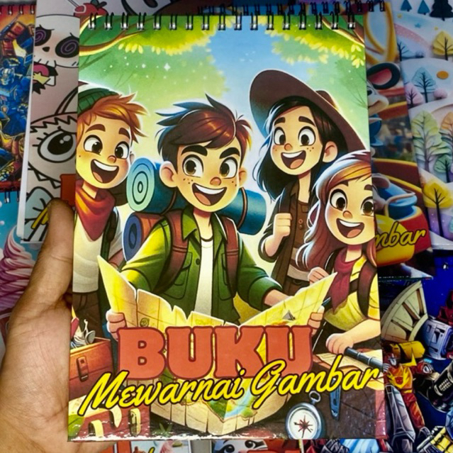 

Buku Gambar Mewarnai Anak SD isi 20 Lembar Colloring Book Stationery