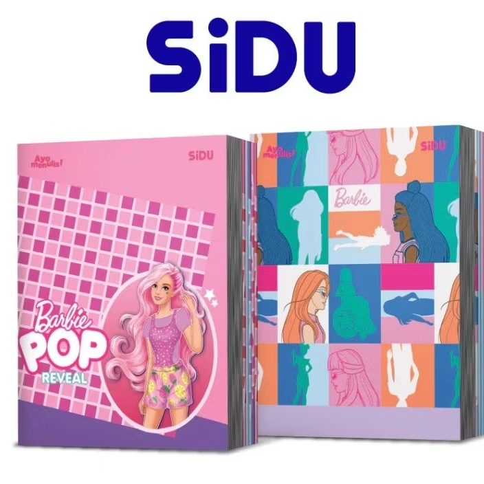 

PGATK-JUAL 10 PCS BUKU SiDU Buku Tulis Barbie 58 Lembar - 10 Buku (1 PAK 10 BUKU)
