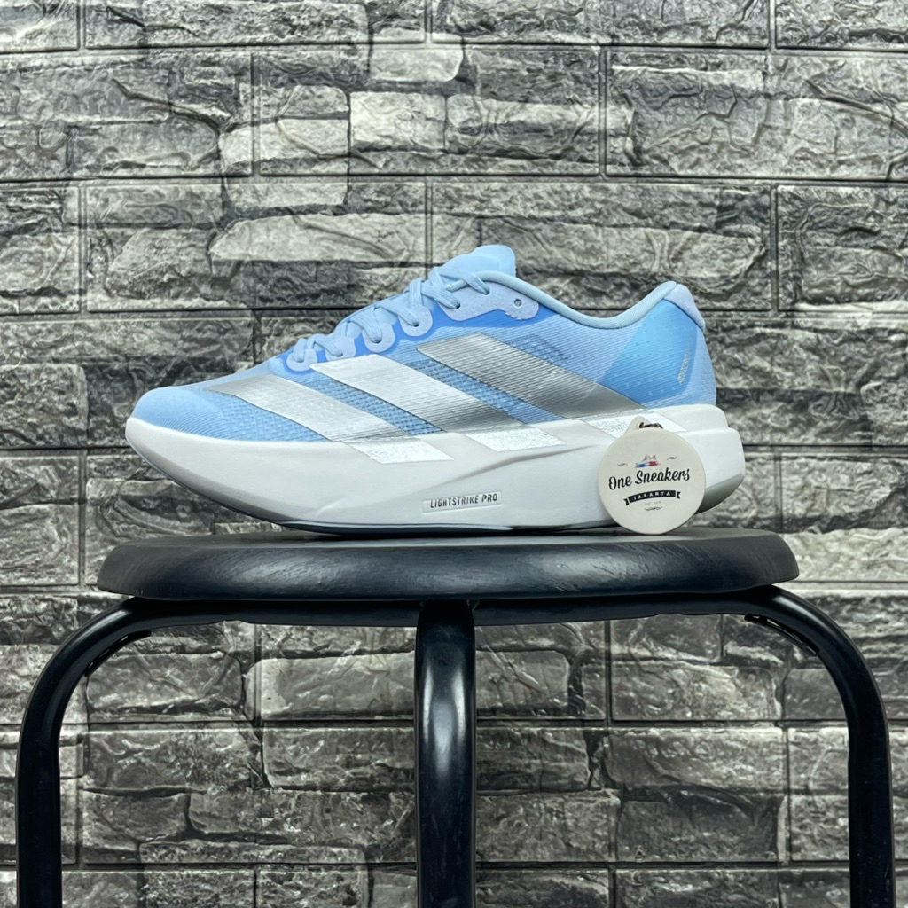 SEPATU ADIZERO EVO SL GLOW BLUE