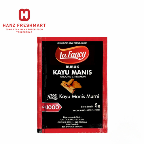 

La Fancy Foods Kayu Manis Bubuk 100% Murni 5g - Hanz Freshmart