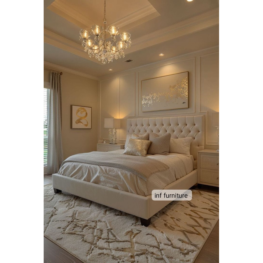 tempat tidur premium mewah dipan mewah rangka jati dipan jati modern