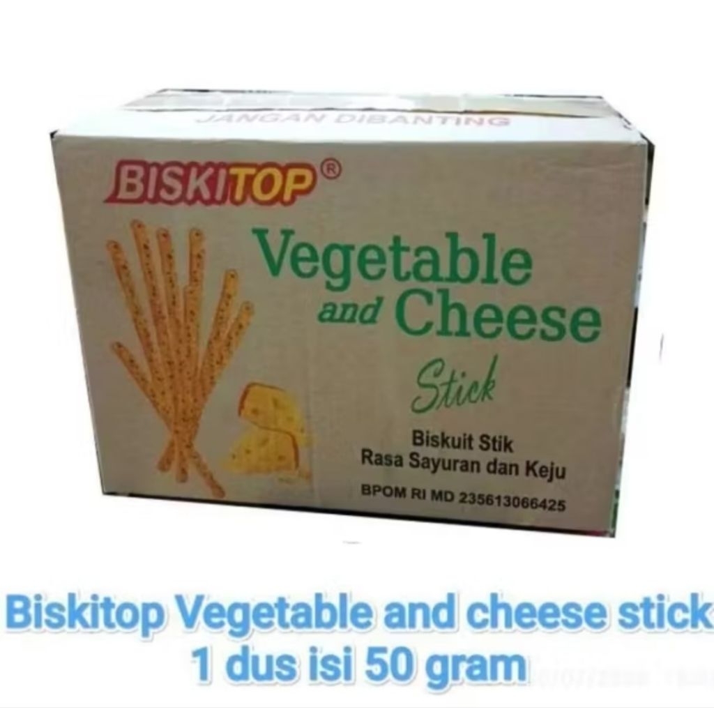 

Vegetable & Cheese 50gr x40pcs Biskitop