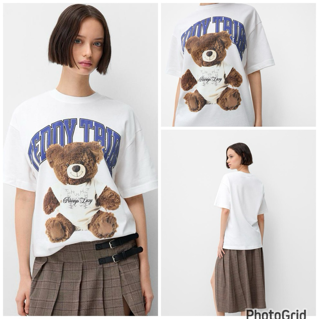 Teddy TRIBE oversized printed t-shirt