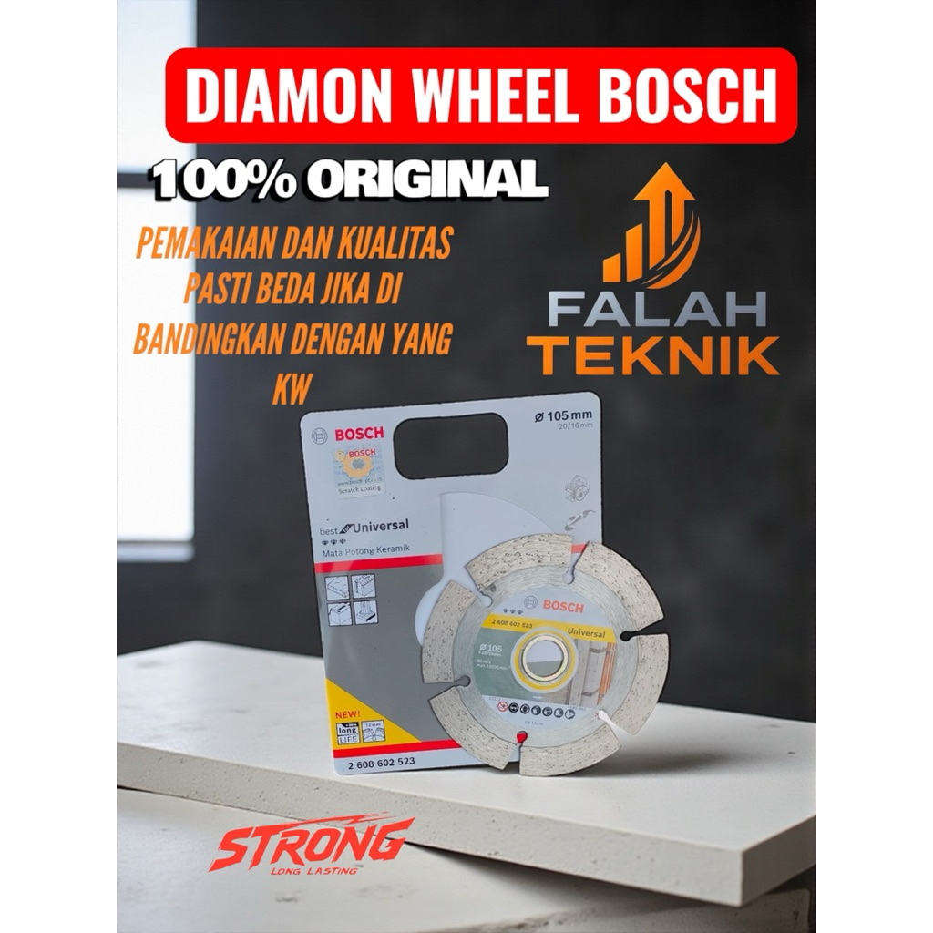 Diamon wheel pisau potong keramik granit Bosch ORIGINAL % 100