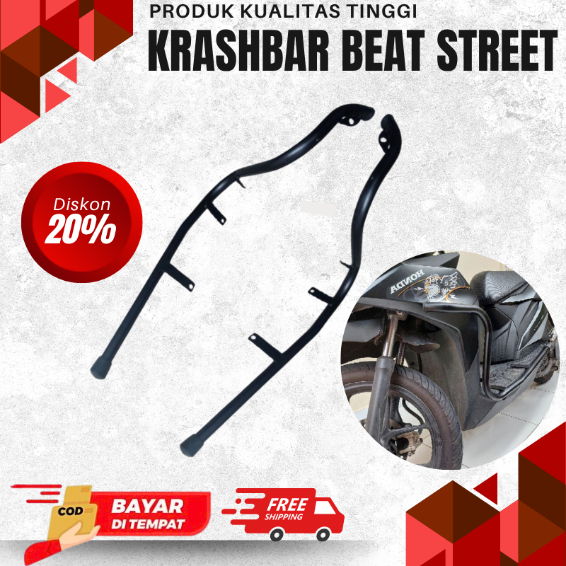 CRASHBAR BEAT ESP/BEAT STREET pelindung body samping