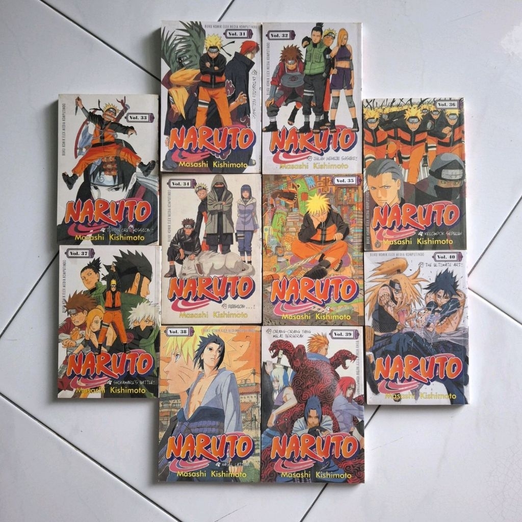 Paket Komik Naruto 31-40