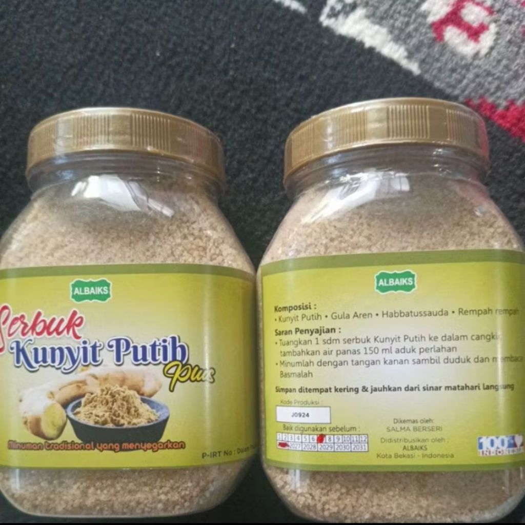 

Serbuk Kunyit Putih Plus ALBAIKS 330 Gram