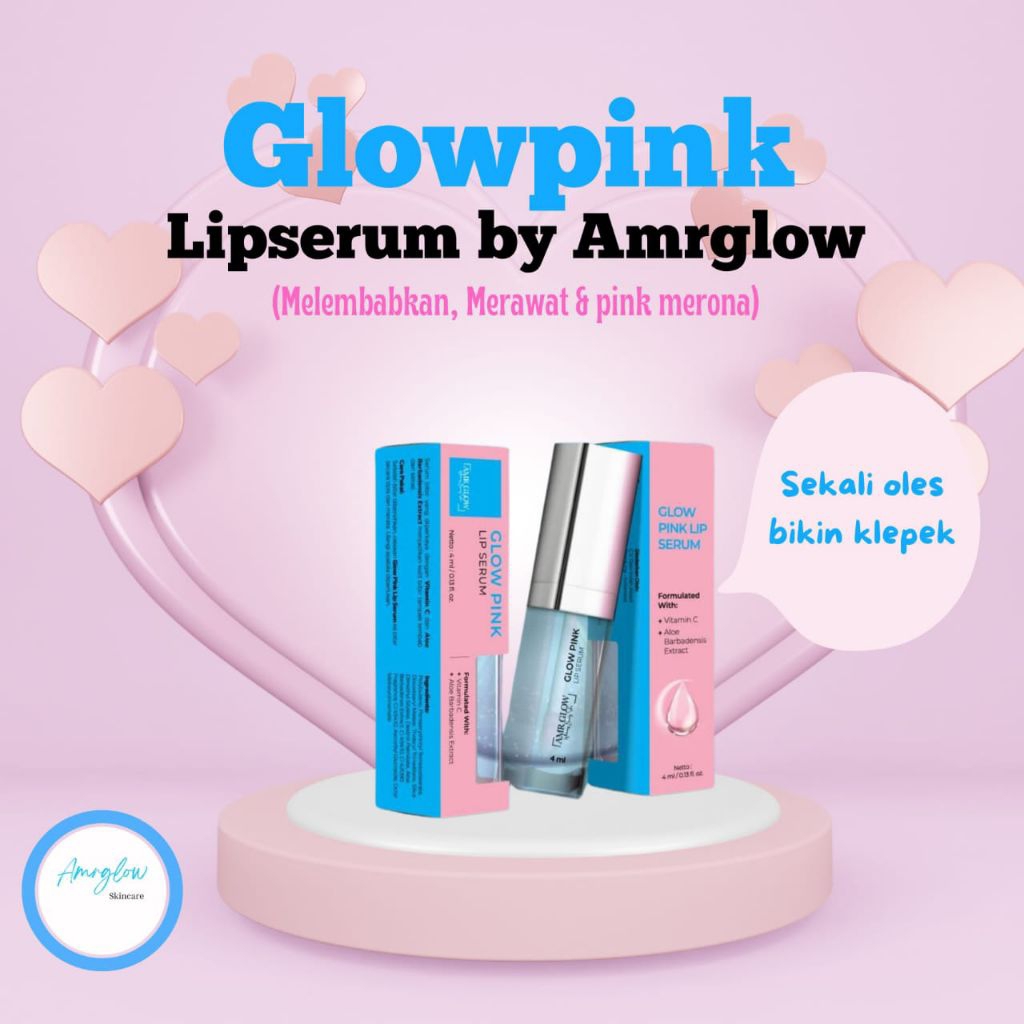 AMR GLOW - GLOW Pink Lip Serum 20ml X 1pcs