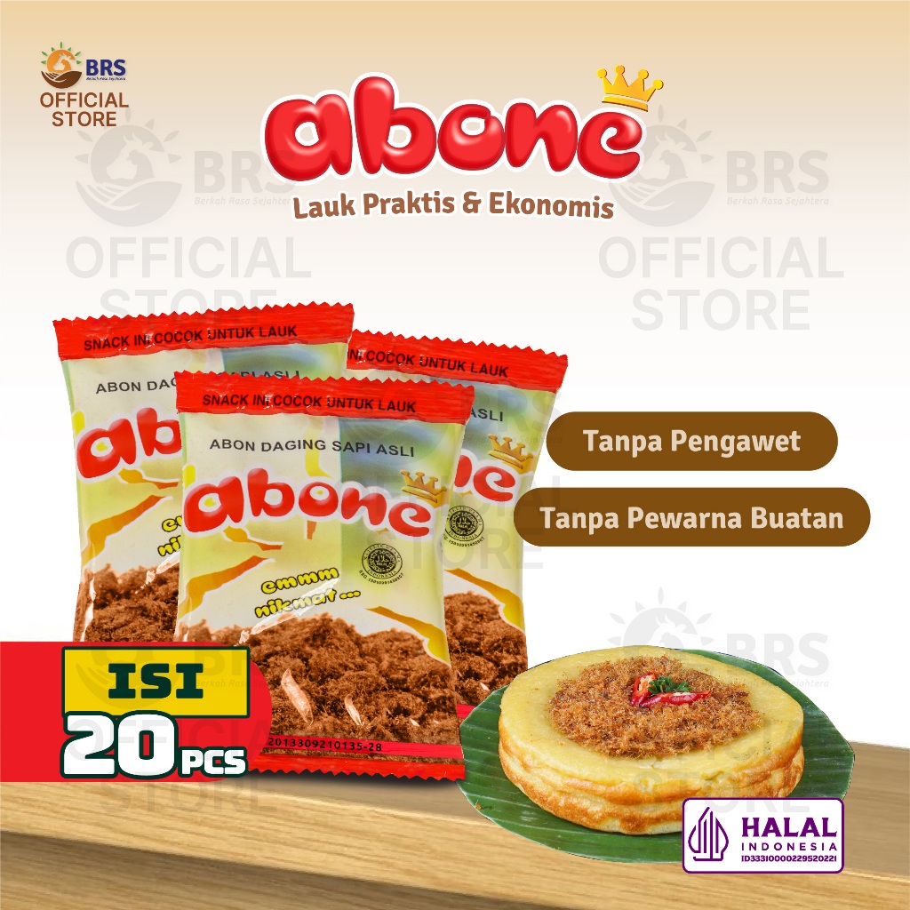 

Abon Sapi cap Abone isi 20pcs