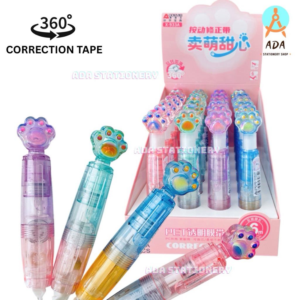 

CORRECTION TAPE PWA 360degrees/ tipe x kertas putar/ AODEMEI/tip ex roll