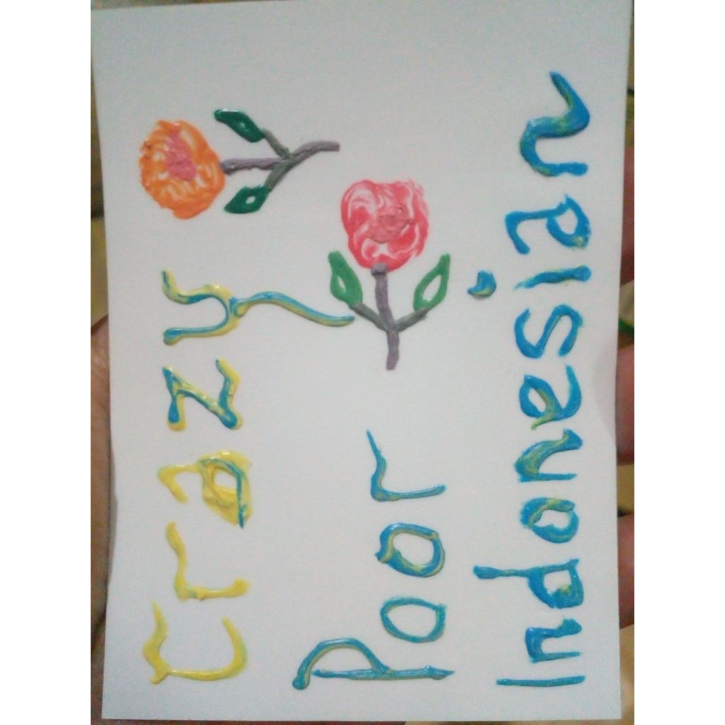 

Sticker Custom Handmade : Crazy Poor Indonesian