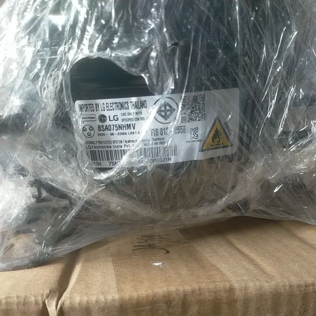 kompresor kulkas LG inverter tipe BSA075NHMV