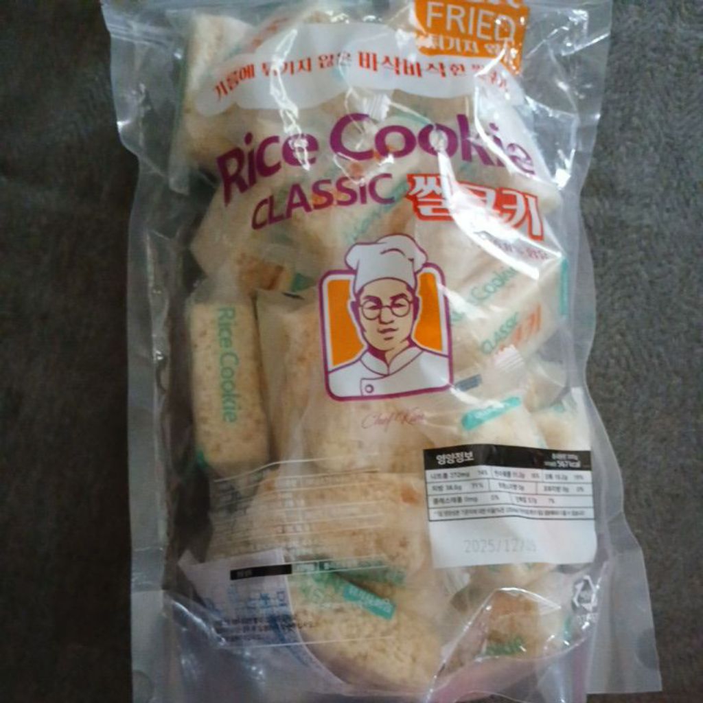 

Rice Cookie Classic Sesame Korea 300 Gram Exp Des 2025