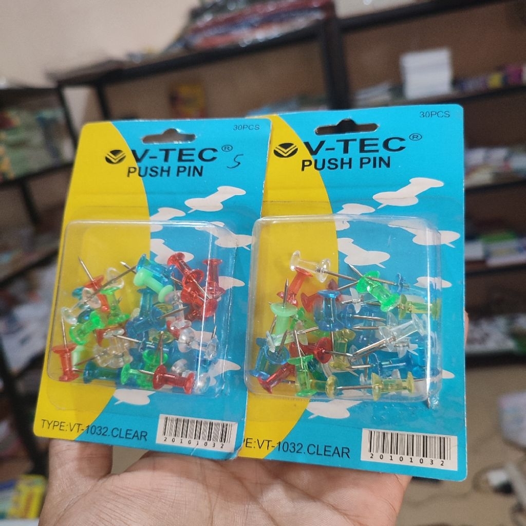 

Push in V-Tec 1032 - Paku Pading - Paku Mading - Pin Mading isi 30 pcs