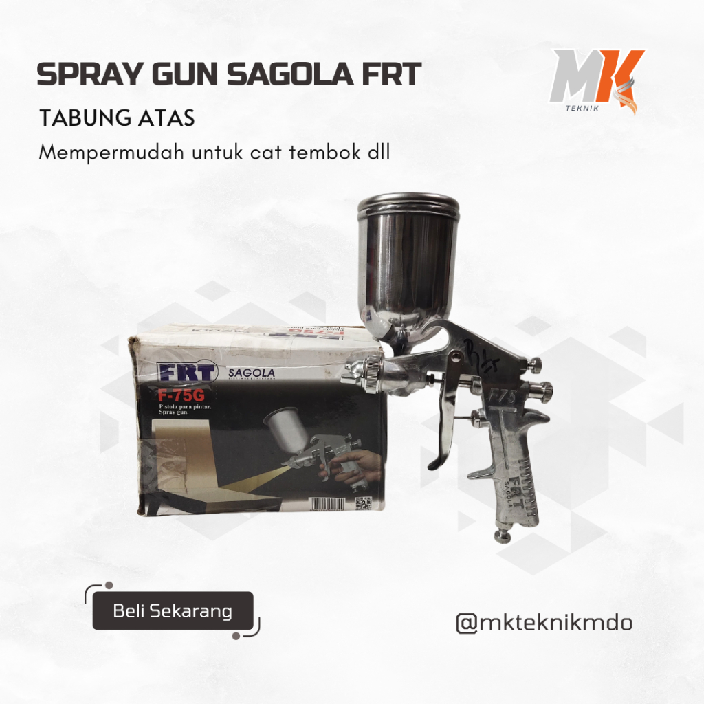 SPRAY GUN SAGOLA FRT TABUNG ATAS