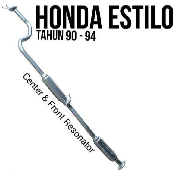 Knalpot tengah / Center resonator Honda Estilo. Standard Muffler