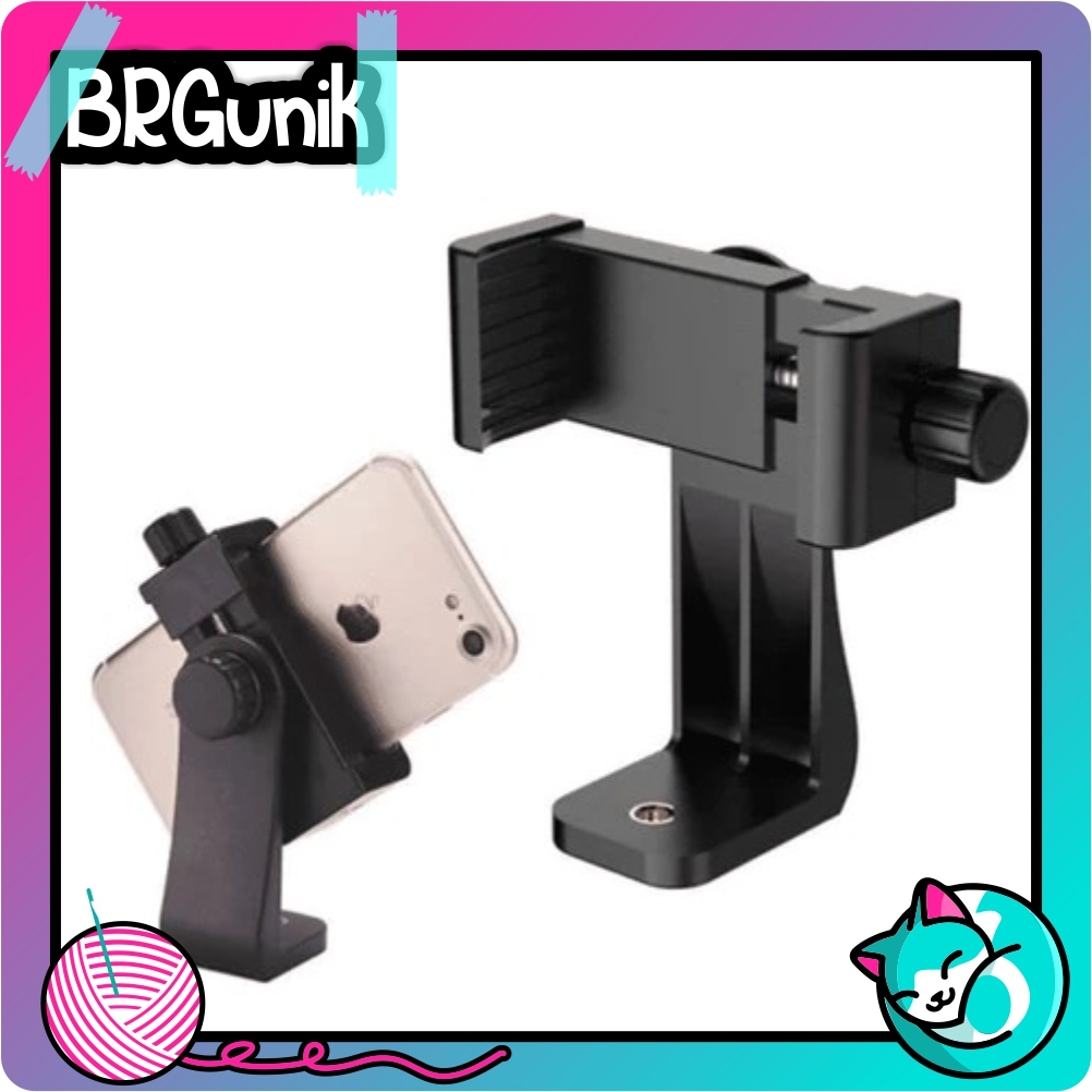 BRGUNIK HOLDER PUTAR ROTASI 360 HOLDER U / HOLDER TRIPOD HOLDER HP BISA DIPUTAR R1326