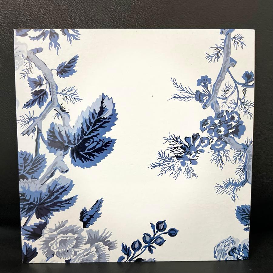 

Tatakan kue blue flower uk 22 Terlaris/Termurah