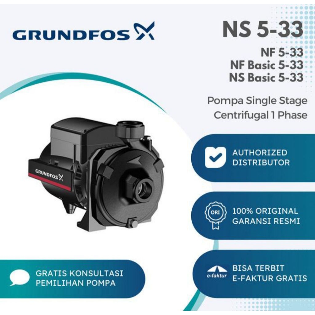 Pompa Grundfos Sentrifugal NS 5-33