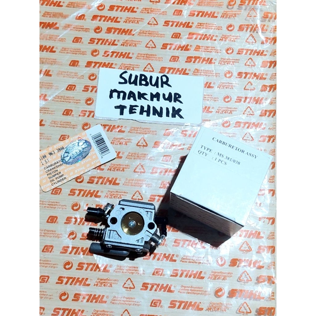 Karburator Senso Ms 381,380,038 Stihl Senso Gergaji Mesin Potong Kayu
