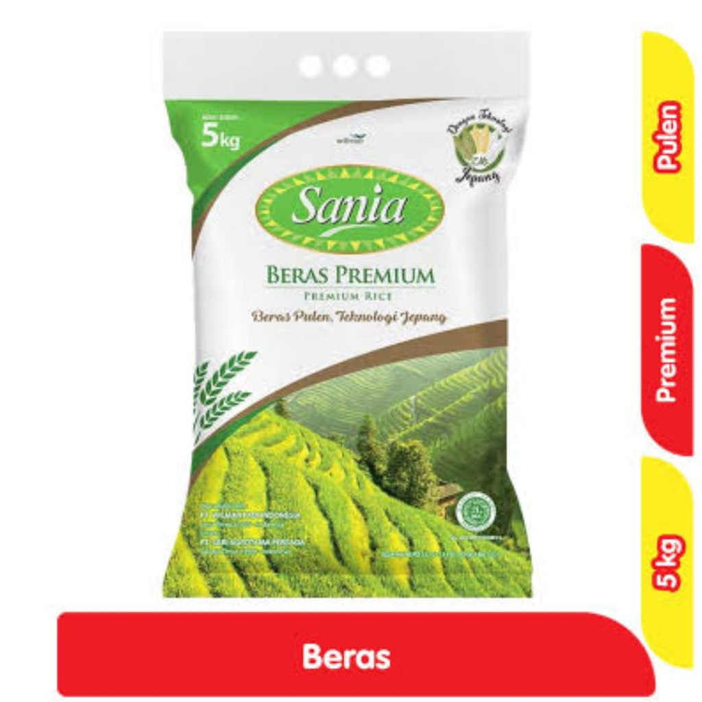 

Sania Beras Premium kemasan 5kg