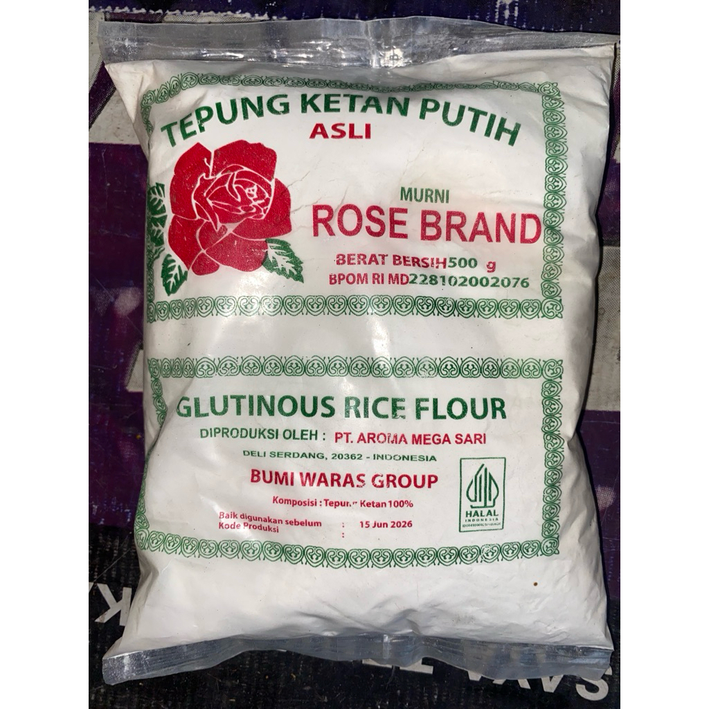 

tepung ketan rose brand