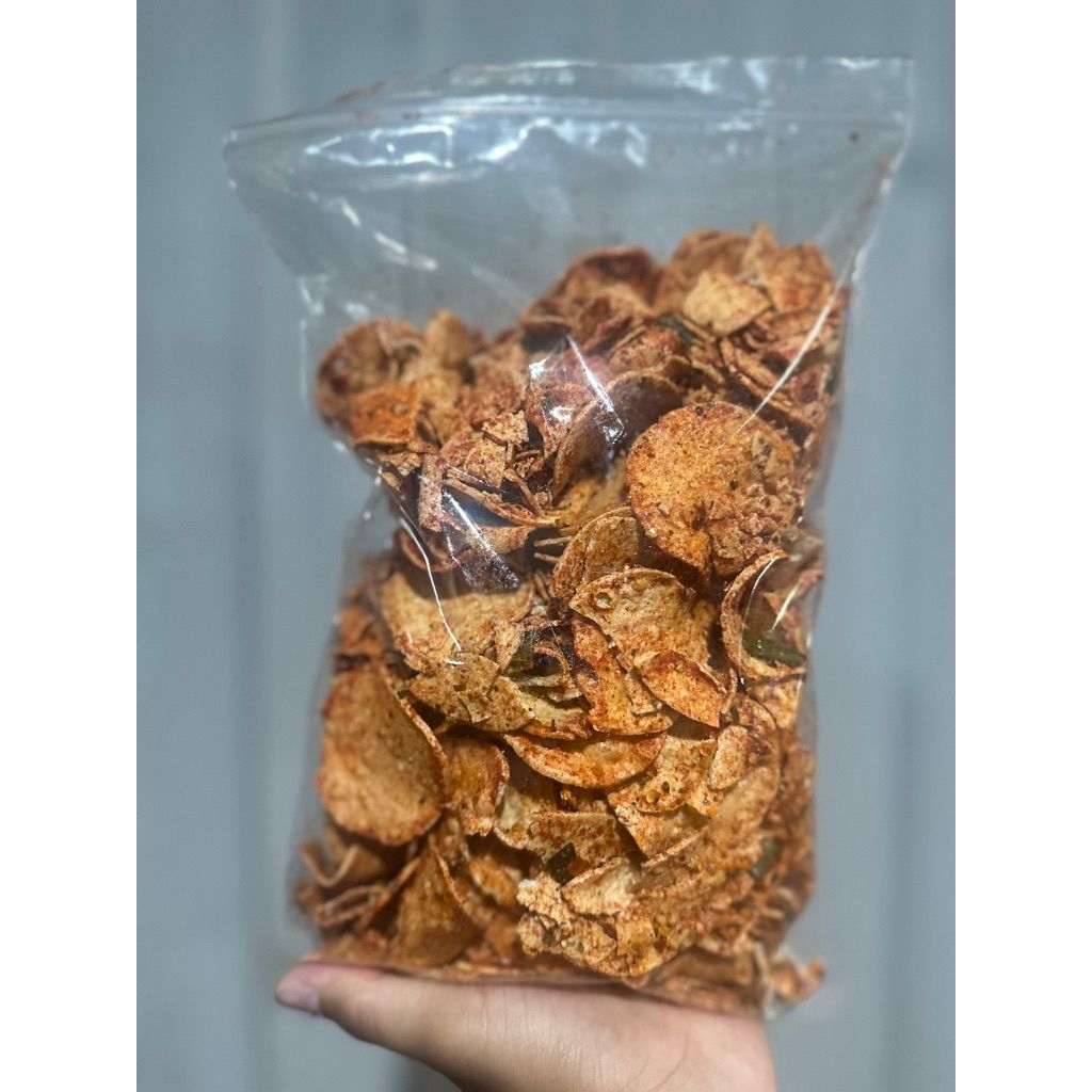 

Cabelicious - Basreng Koin / Pipih Viral Original & Pedas Cikruh Kemasan 1kg