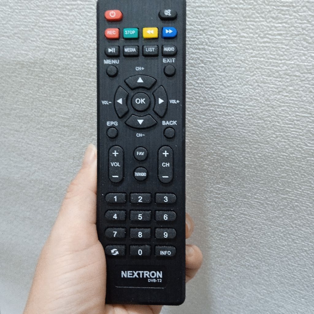 REMOT REMOTE STB NEXTRON DVB-T2 SET TOP BOX NEXTRON TR1000 DIGITAL DVB-T2