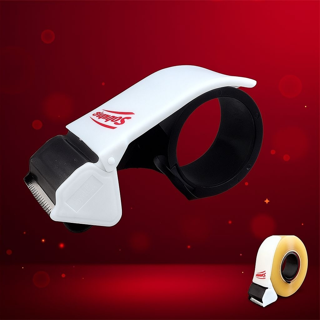 

Dispenser Tape Cutter || Alat Pemotong Lakban Jumbo || Tape Cutter