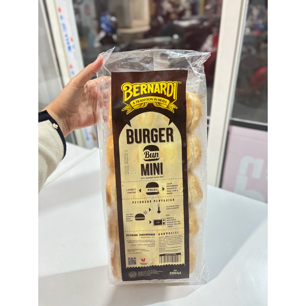 

Bernardi Burger Bun Mini 20biji