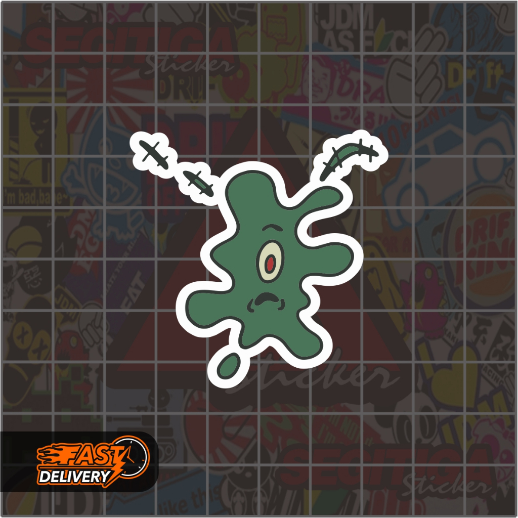 

Sticker Plankton Terinjak Ukuran 5 x 5 Cm