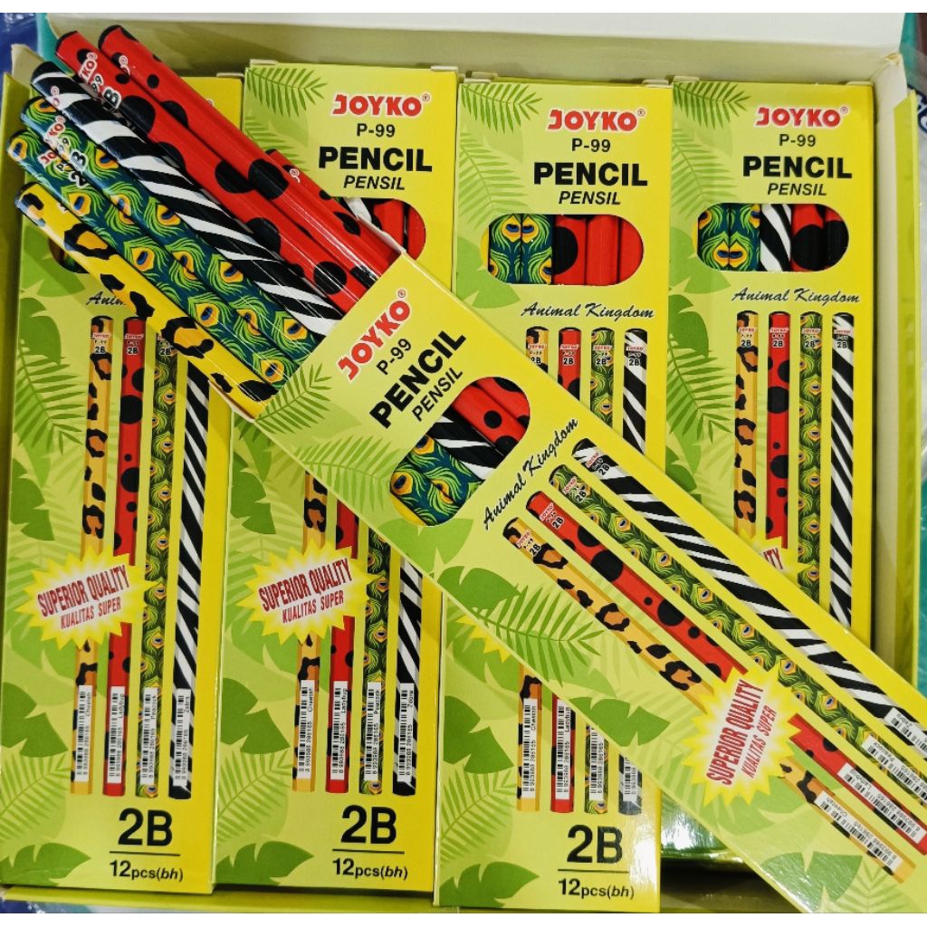 

PENSIL 2B JOYKO MOTIF BINATANG (per pcs)