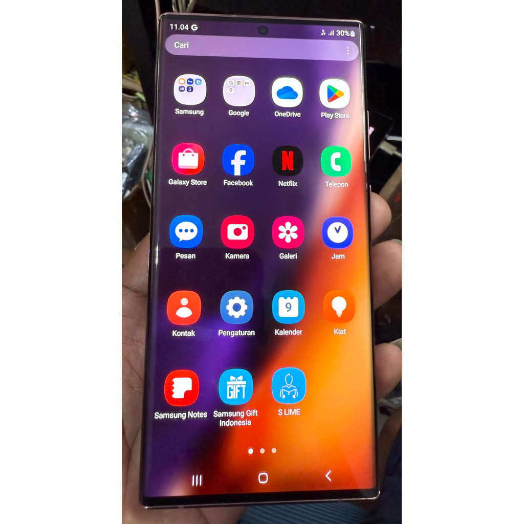 lcd touchscreen+frame samsung galaxy note 20 ultra original copotan