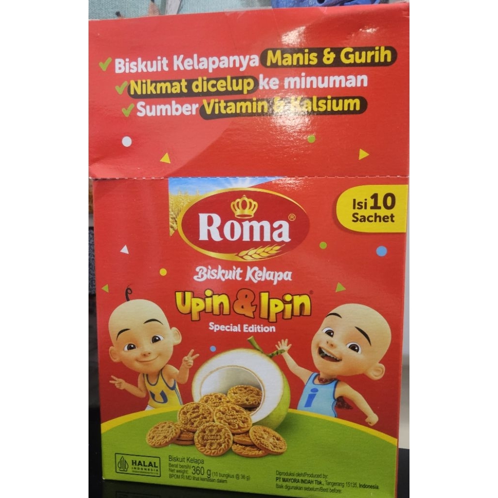 

biskuit roma kelapa biskuit kelapa coconit biscuit isi 10x36gr