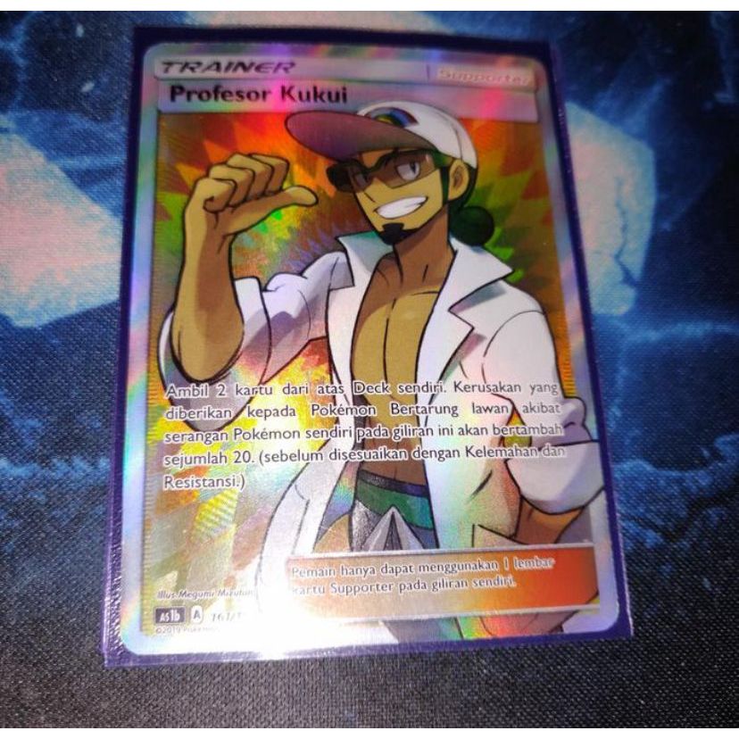 Kartu Pokemon TCG ID Indonesia AS1b Profesor Kukui SR