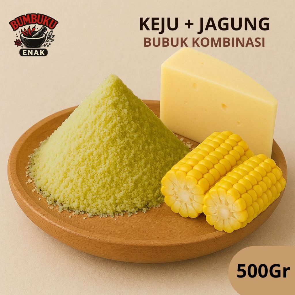 

Bumbu Tabur Non MSG Keju & Jagung 500gr – Bubuk Kombinasi Gurih Manis untuk Snack, Kentang Goreng & Popcorn