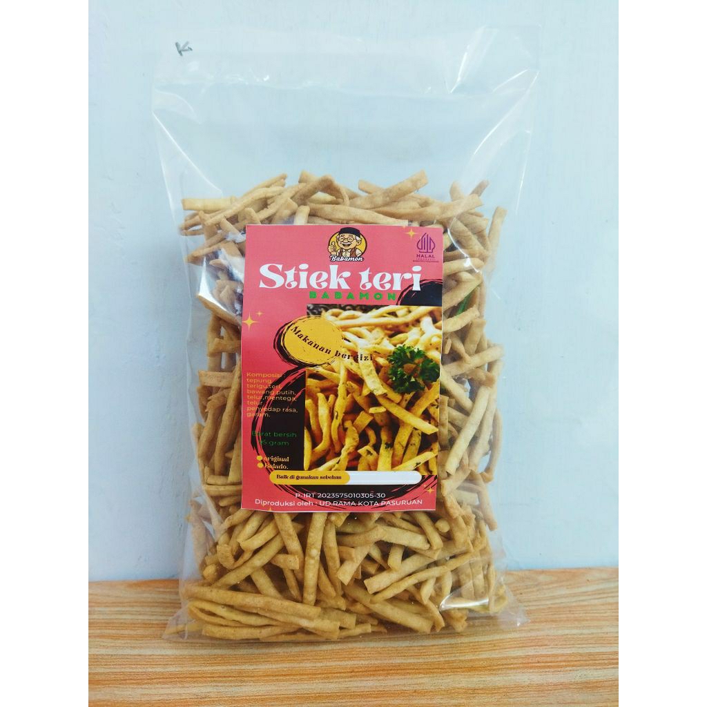 

stik teri kemasan 500gram (BARU)