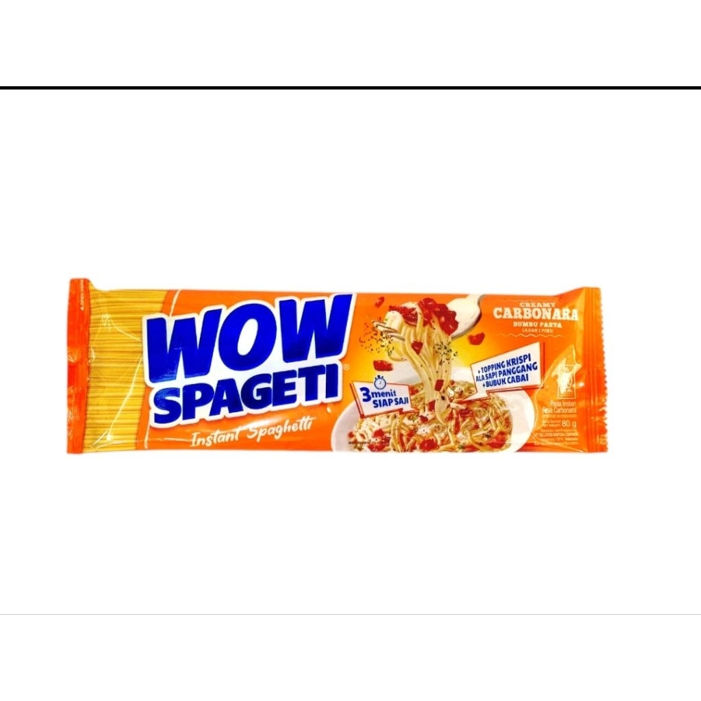 

WOW Spageti Creamy Carbonara 80g