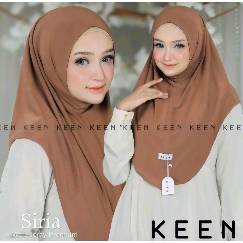 HIJAB INSTAN SIRIA NON PET MATT JERSEY PREMIUM by KEEN BEST SELLER
