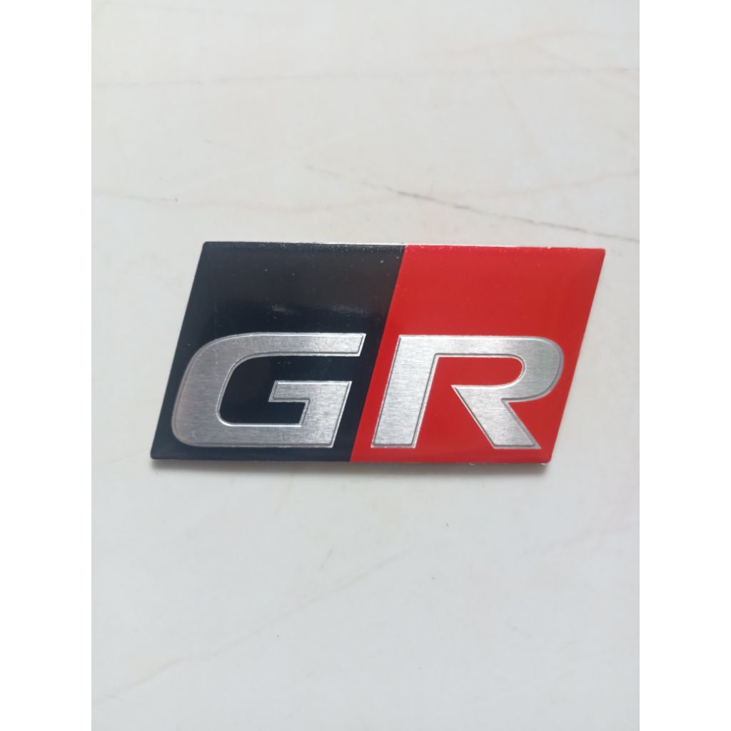 Emblem logo tulisan  GR