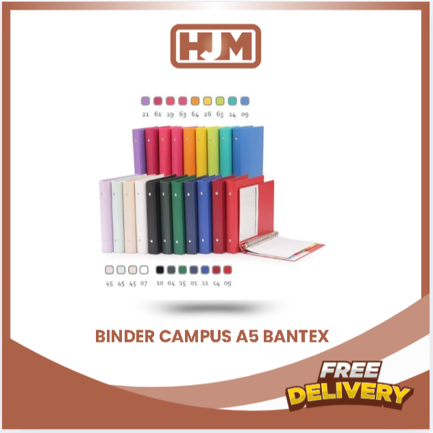 

BANTEX MULTI RING BINDER / BINDER CAMPUS / BINDER KAMPUS A5 1324