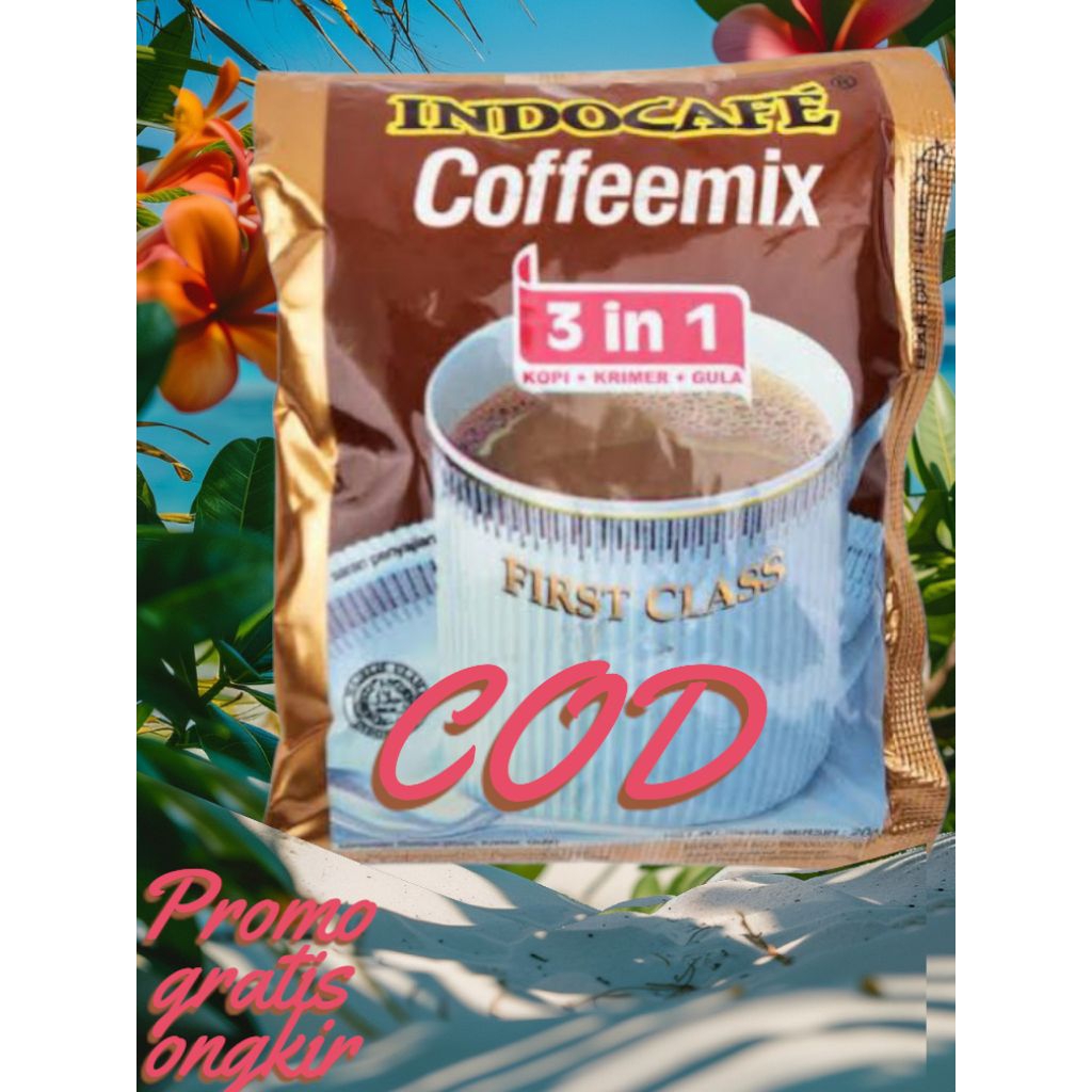 

KOPI indocafe coffemix 3 in 1 (10 sachet) 1 renteng