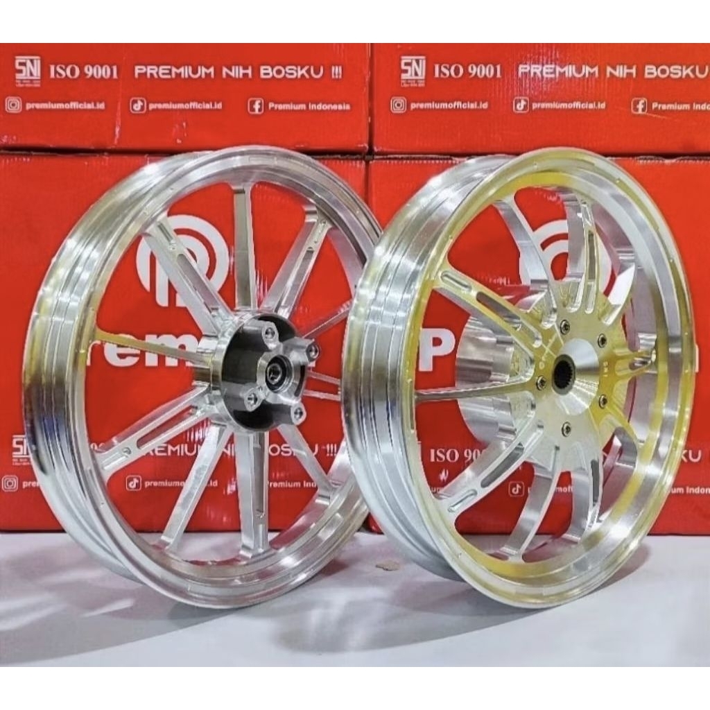 VELG PREMIUM P10 MIO SPORTY/MIO SMILE/SOUL GT OLD/FINO 115/MIO J/BEAT/SCOPPY/GENIO/VARIO 110/VARIO 1