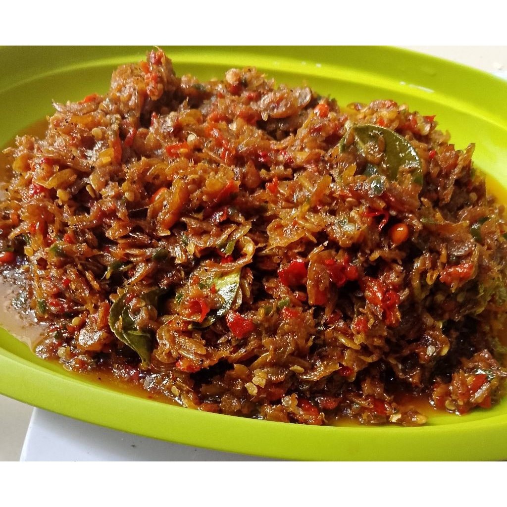 

Sambel udang rebon manis pedas