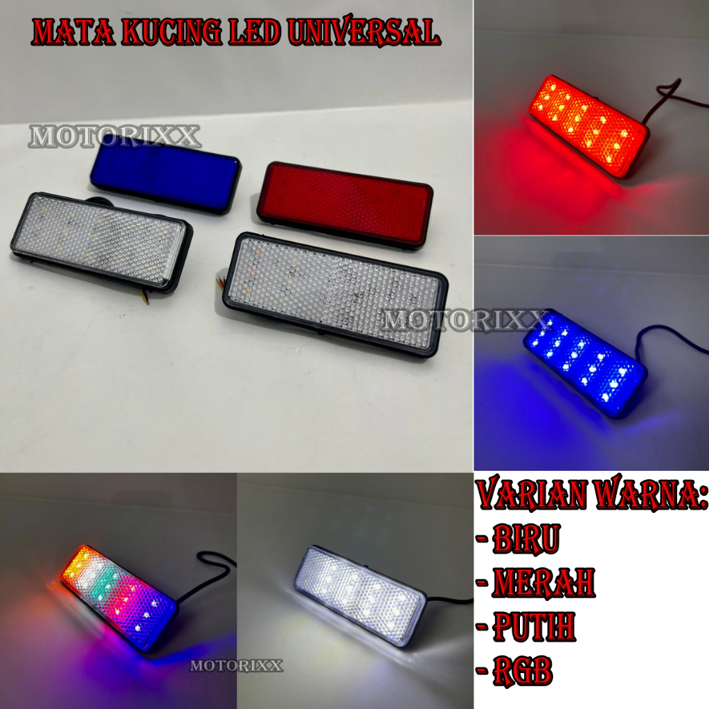 Lampu Led Mata Kucing Belakang Bohlam stop Kedip dan Standby Tambahan variasi Motor Nmax Aerox Vario
