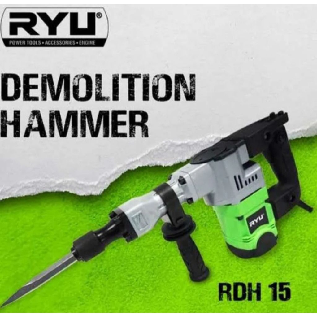 RYU RDH15 Jack hammer drill mesin bobok beton