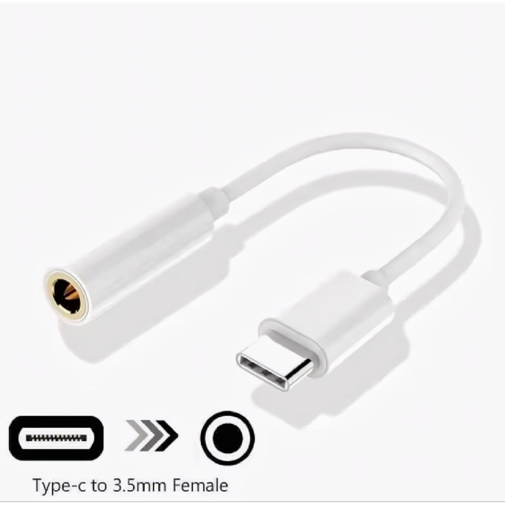 Splitter Type C iphone Lightning to Jack 3.5mm For Samsung Oppo Mi Realme Vivo Charging Audio