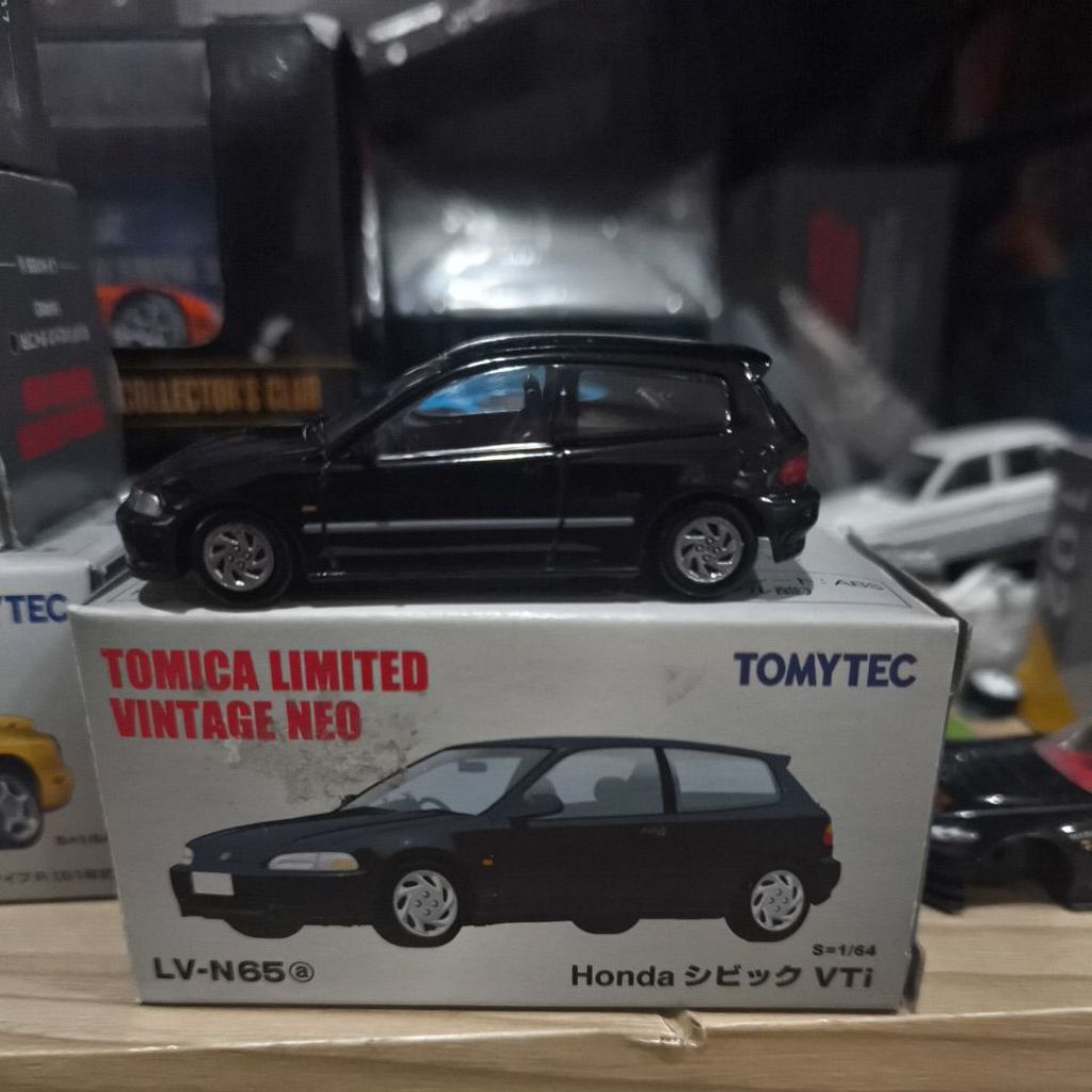 Tomica Limited Vintage Honda Civic Estilo VTi LVN65 Hitam TLVN Civic EG